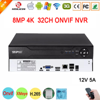 Hi3536C XMeye Audio wykrywanie twarzy nadzoru wideorejestrator 8MP 32CH 32 kanałowy 16CH H.265 + IP Onvif WIFI CCTV DVR NVR 1